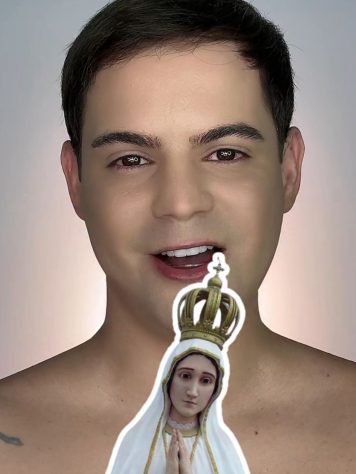 David Ferreira, Artista cearense 'se transforma' em Nossa Senhora de Fátima - Reprodução/Instagram