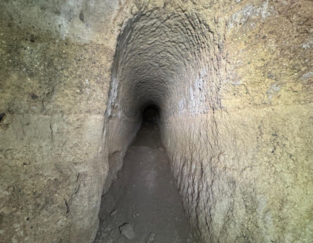 Arqueólogos descobrem rede de túneis secreta em cidade que foi rival de Roma, na Itália - Divulgação/Ministério da Cultura da Itália