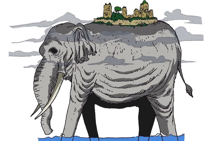 Muitos associam a formação a criaturas míticas ou até ao personagem Zunesha, o elefante gigante do mangá One Piece. 