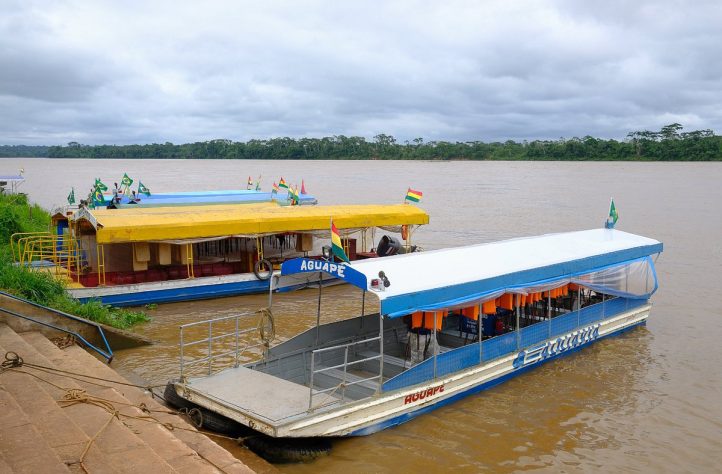 Rio Mamoré e a fronteira com a Bolívia