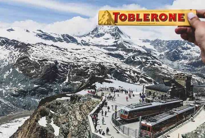 Embalagem do Toblerone ‘perdeu’ clássica imagem de montanha da Suiça; entenda