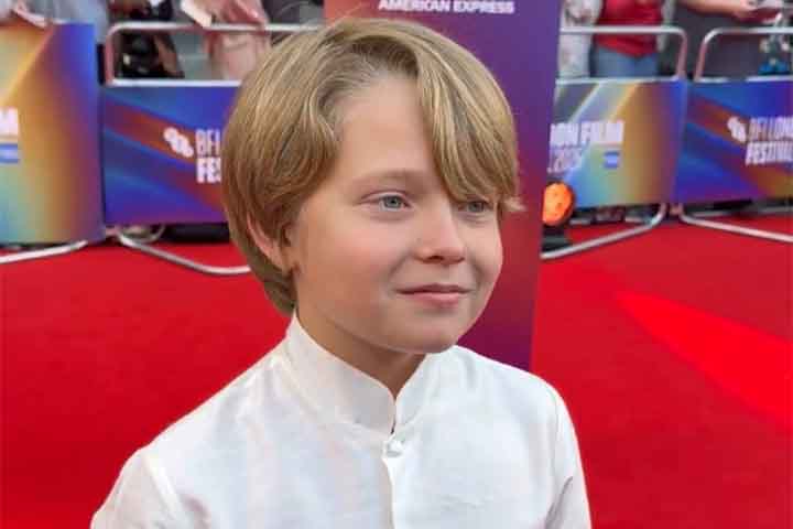 Jacobi Jupe, Ator mirim britânico. - Reprodução do X @Screendaily