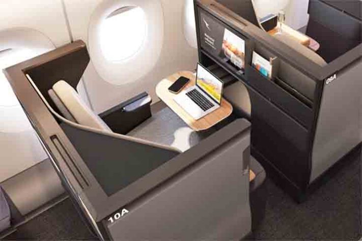 Airbus A350-1000ULR, da companhia aérea australiana Qantas - Divulgação