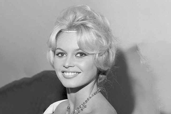Perfil da atriz francesa Brigitte Bardot 
