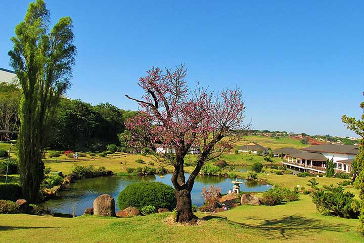 Dessa forma, o prÃ³prio desenho da cidade estimulou os moradores a manter calÃ§adas limpas, respeitar espaÃ§os pÃºblicos e cuidar das Ã¡reas de convivÃªncia e bairros com distribuiÃ§Ã£o. Os parques do JapÃ£o e do IngÃ¡ sÃ£o alguns desses locais. 