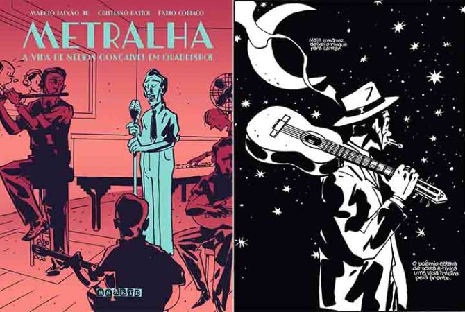 Nelson Gonçalves: cantor tem vida turbulenta e popular retratada em quadrinhos