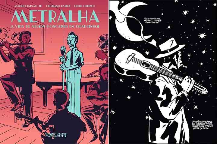 METRALHA: A vida de Nelson Gonçalves em quadrinhos - Nelson Gonçalves (Antônio Gonçalves Sobral), cantor e compositor brasileiro - Divulgação