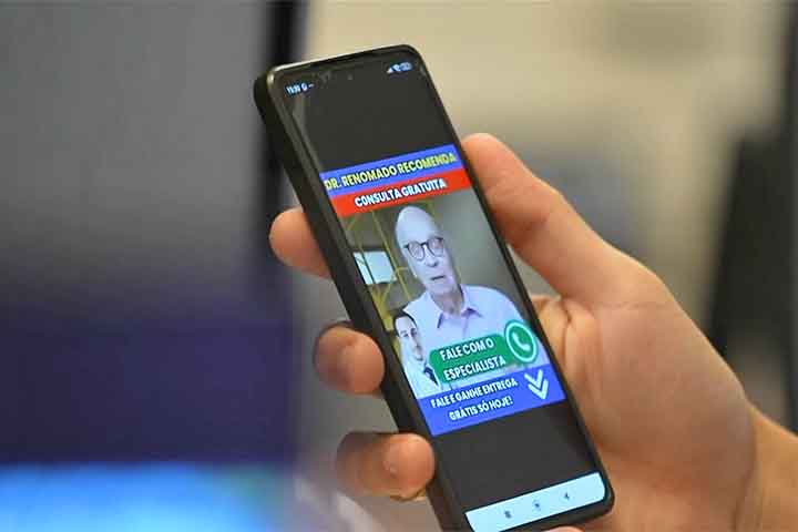 “Existe um curso dado pela internet para ensinar os falsários a imitar a minha voz por inteligência artificial e a criar as imagens para vender remédios falsos