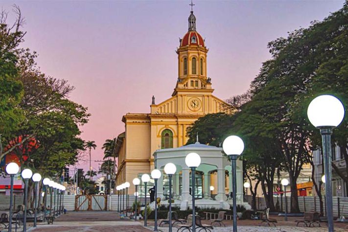 Praça da Matriz - Itu, município brasileiro do estado de São Paulo - Divulgação