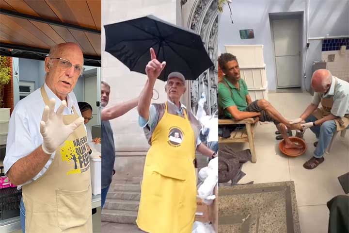 Padre JÃºlio Lancellotti consolidou-se como uma das figuras mais conhecidas da Igreja CatÃ³lica no Brasil por sua atuaÃ§Ã£o direta junto Ã s populaÃ§Ãµes mais vulnerÃ¡veis da cidade de SÃ£o Paulo, especialmente pessoas em situaÃ§Ã£o de rua, crianÃ§as e adolescentes. 
