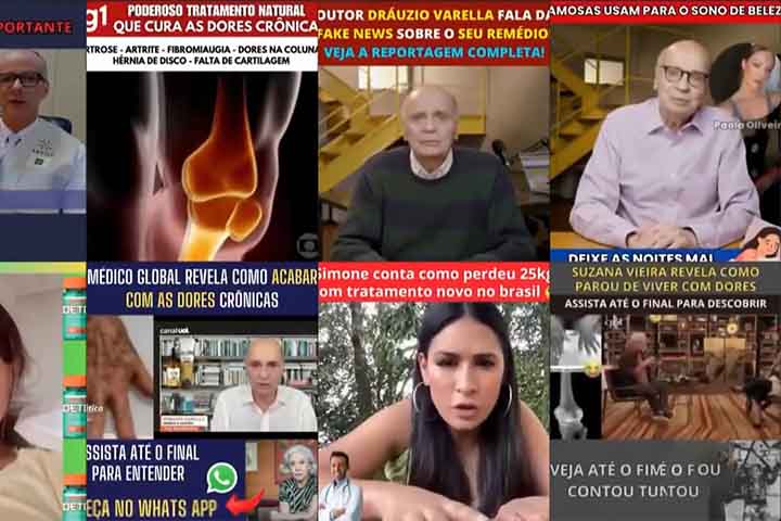 “Toda vez que você vir meu nome ligado a um medicamento, é mentira. Cai fora, porque isso é golpe