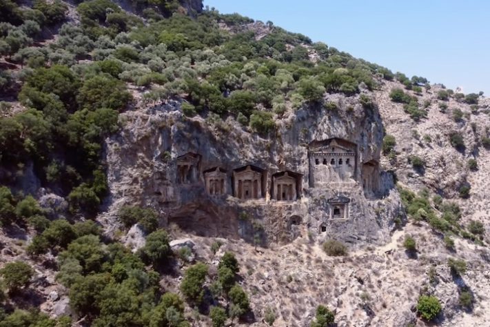 Cidade Antiga de Kaunos, Turquia - Reprodução/YouTube