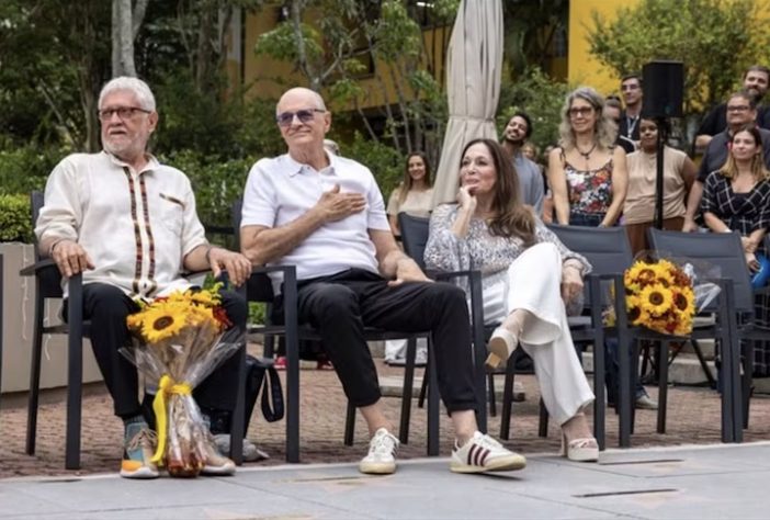 Estrelas da TV Globo tem nomes incluídos na Calçada da Fama da emissora - Fábio Rocha/Globo