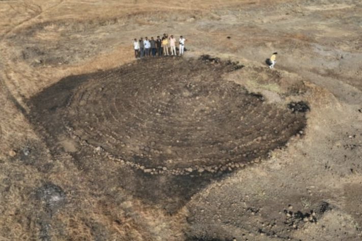 Pesquisadores descobrem labirinto de pedra na Índia de 2 mil anos - Reprodução/Sachin Patil