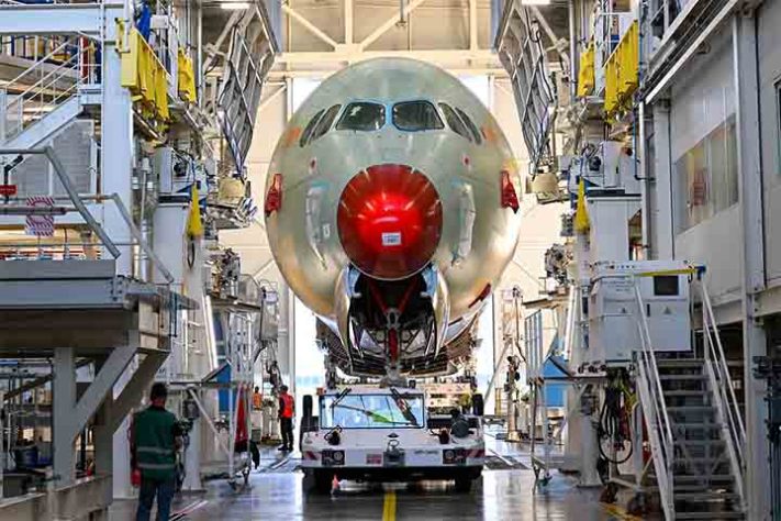 Airbus A350-1000ULR, da companhia aérea australiana Qantas - Divulgação