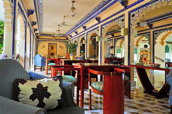 Taj Lake Palace, hotel histórico de luxo na Índia, no Lago Pichola, em Udaipur - Reprodução do Flickr Don Campolongo