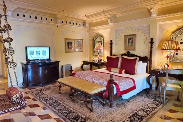 Taj Lake Palace, hotel histórico de luxo na Índia, no Lago Pichola, em Udaipur - Reprodução do Yotubhe Canal ST Travel / ST Viagens