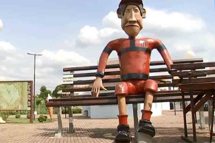 Boneco Gigante - Itu, município brasileiro do estado de São Paulo - Reprodução/TV TEM