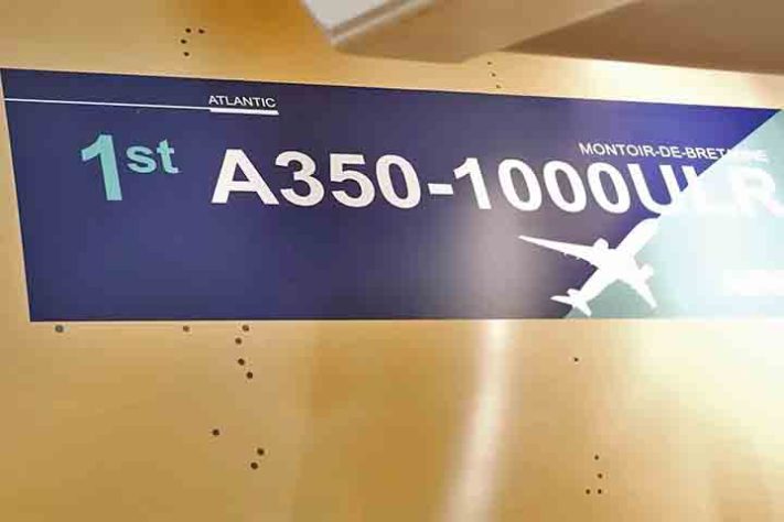 Airbus A350-1000ULR, da companhia aérea australiana Qantas - Reprodução do Youtube canal Simple Flying