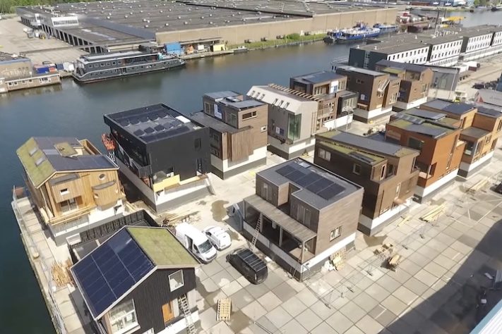 Schoonschip, na Holanda - Reprodução/YouTube