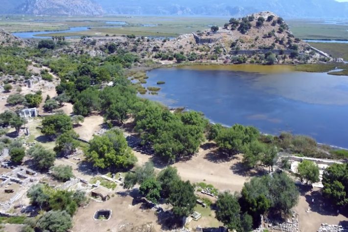 Cidade Antiga de Kaunos, Turquia - Reprodução/YouTube