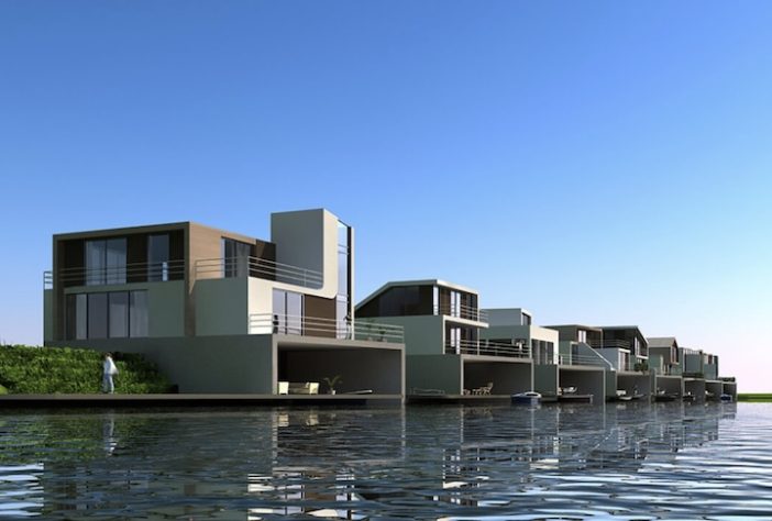 Empresa holandesa constrói casas flutuantes e se torna referência no mundo - Divulgação/Waterstudio