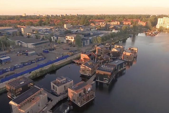 Schoonschip, na Holanda - Reprodução/YouTube