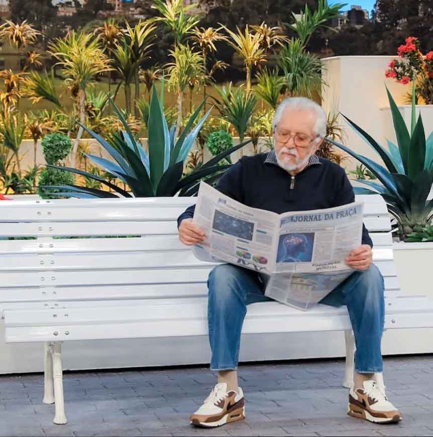 Carlos Alberto - Carlos alberto de Nóbrega usará Inteligência Artificial no especial de Natal para se Reunir com Manoel de Nóbrega, seu pai. - Reprodução do Instagram @calbertonobrega