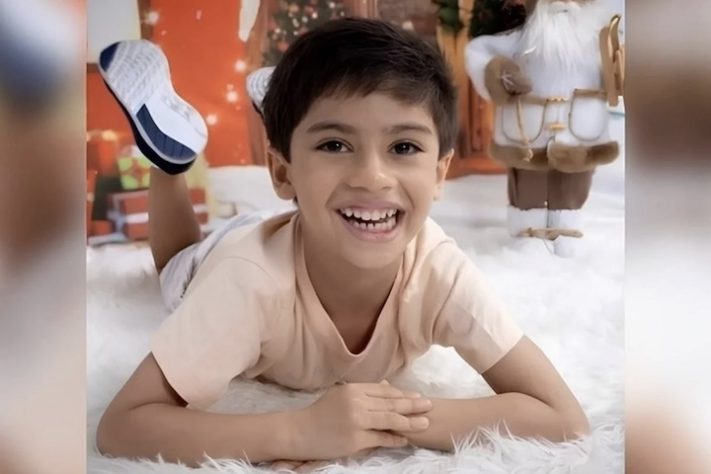 Benício Xavier de Freitas, de 6 anos, faleceu em hospital de Manaus após receber dose de adrenalina - Arquivo Pessoal