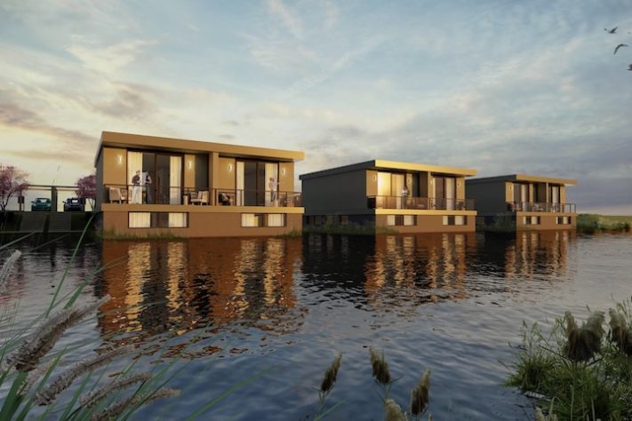 Empresa holandesa constrói casas flutuantes e se torna referência no mundo - Divulgação/Waterstudio