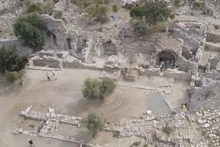 Arqueólogos descobrem igreja “hospital” na Turquia - Reprodução/YouTube