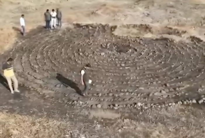 Pesquisadores descobrem labirinto de pedra na Índia de 2 mil anos - Reprodução 