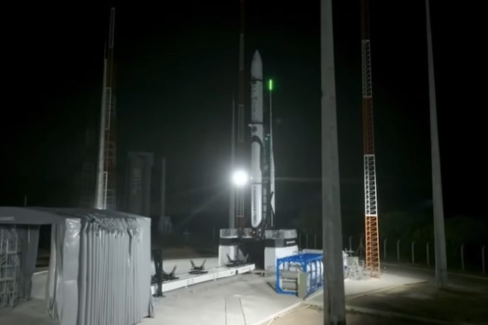 Foguete sul-coreano HANBIT-Nano explodiu após ser lançado no Maranhão - Reprodução/Innospace