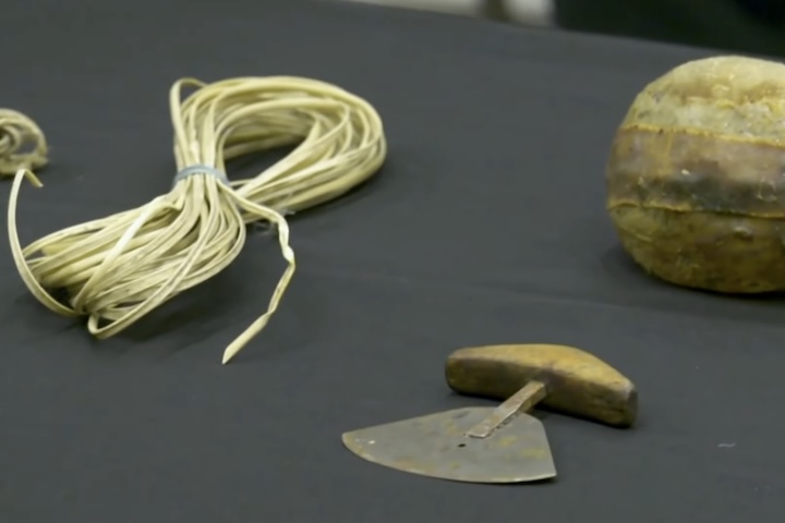 Os itens tinham sido levados a Roma em 1925 para a 