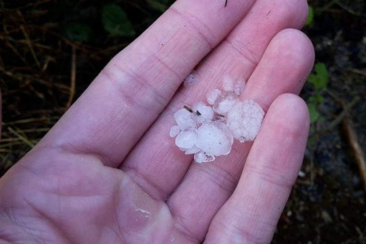Chuva de granizo