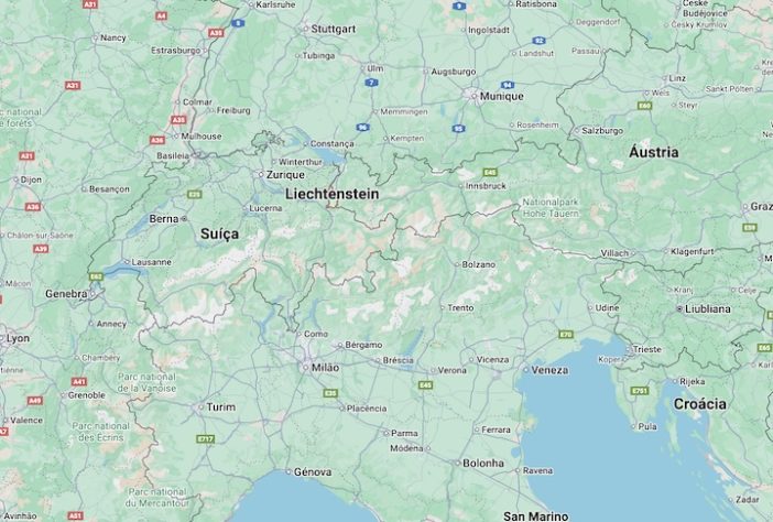 Liechtenstein - Reprodução/Google Maps 