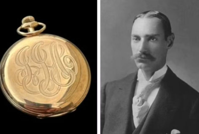 Relógio de ouro de passageiro mais rico do Titanic vai a leilão