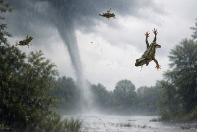 Chuva de rãs: evento raro já foi visto em diversos países