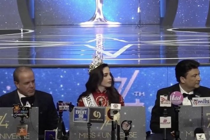 Fátima Bosch, Miss Universo 2025 abandona entrevista após ser questionada sobre polêmicas - Reprodução