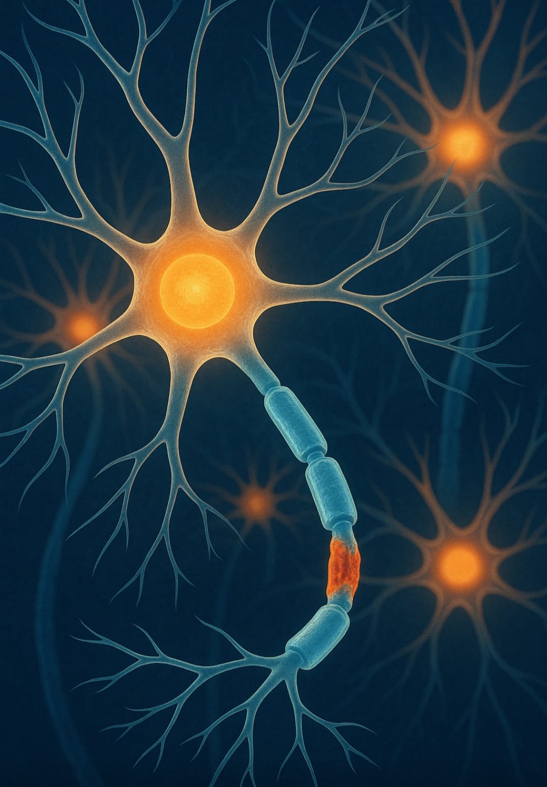 Ou seja, o próprio corpo ataca a proteção dos nervos do cérebro e da medula espinhal, o que prejudica a comunicação entre o cérebro e o resto do corpo e causa problemas no funcionamento dos movimentos e dos sentidos.
