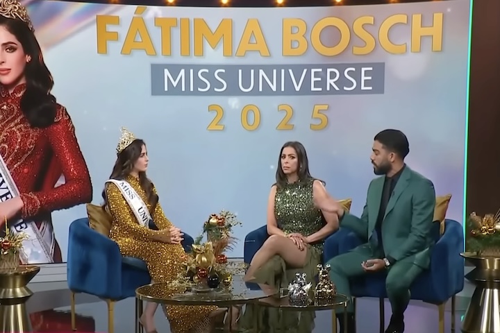 Durante o programa, Bosch negou saber de uma ação judicial movida pelo diretor do Miss Universo, Nawat Itsagrisil, mas um dos apresentadores afirmou que ela havia comentado sobre o assunto nos bastidores.