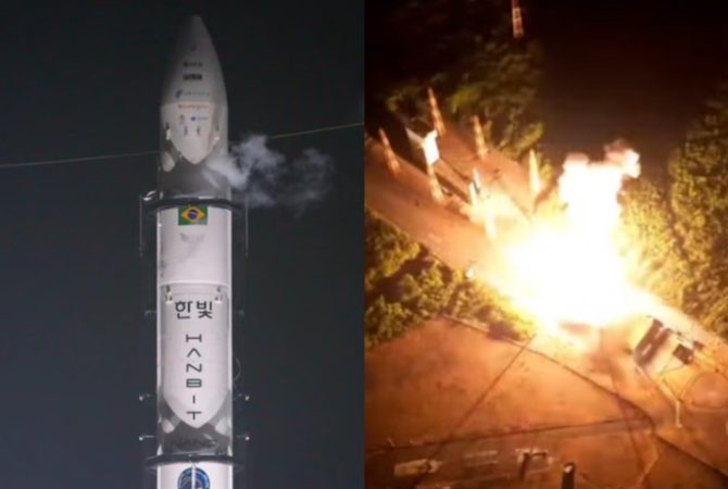 Primeiro foguete comercial partindo do Brasil explode após lançamento no Maranhão