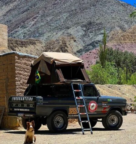 Engenheiro brasileiro quer atravessar 10 mil km dos Estados Unidos ao Brasil montado em mula - Reprodução @berranteiro