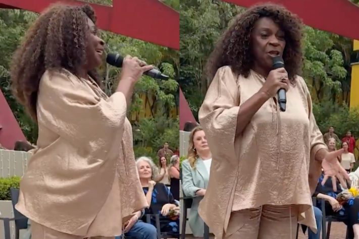 Zezé Motta é incluída na Calçada da Fama dos Estúdios Globo - Reprodução/Redes Sociais