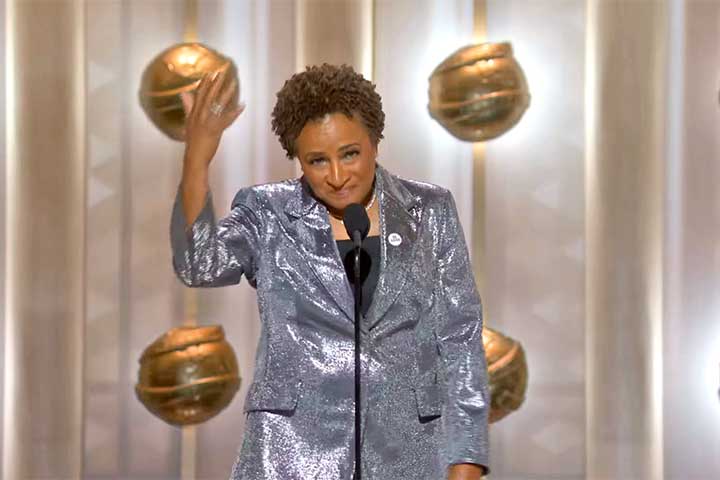 Em entrevista à revista “Variety”, a comediante Wanda Sykes confirmou o significado do protesto e afirmou que o uso dos broches foi uma forma de se posicionar publicamente diante das mortes recentes. 
-Reprodução do Youtube Canal Golden Globe
