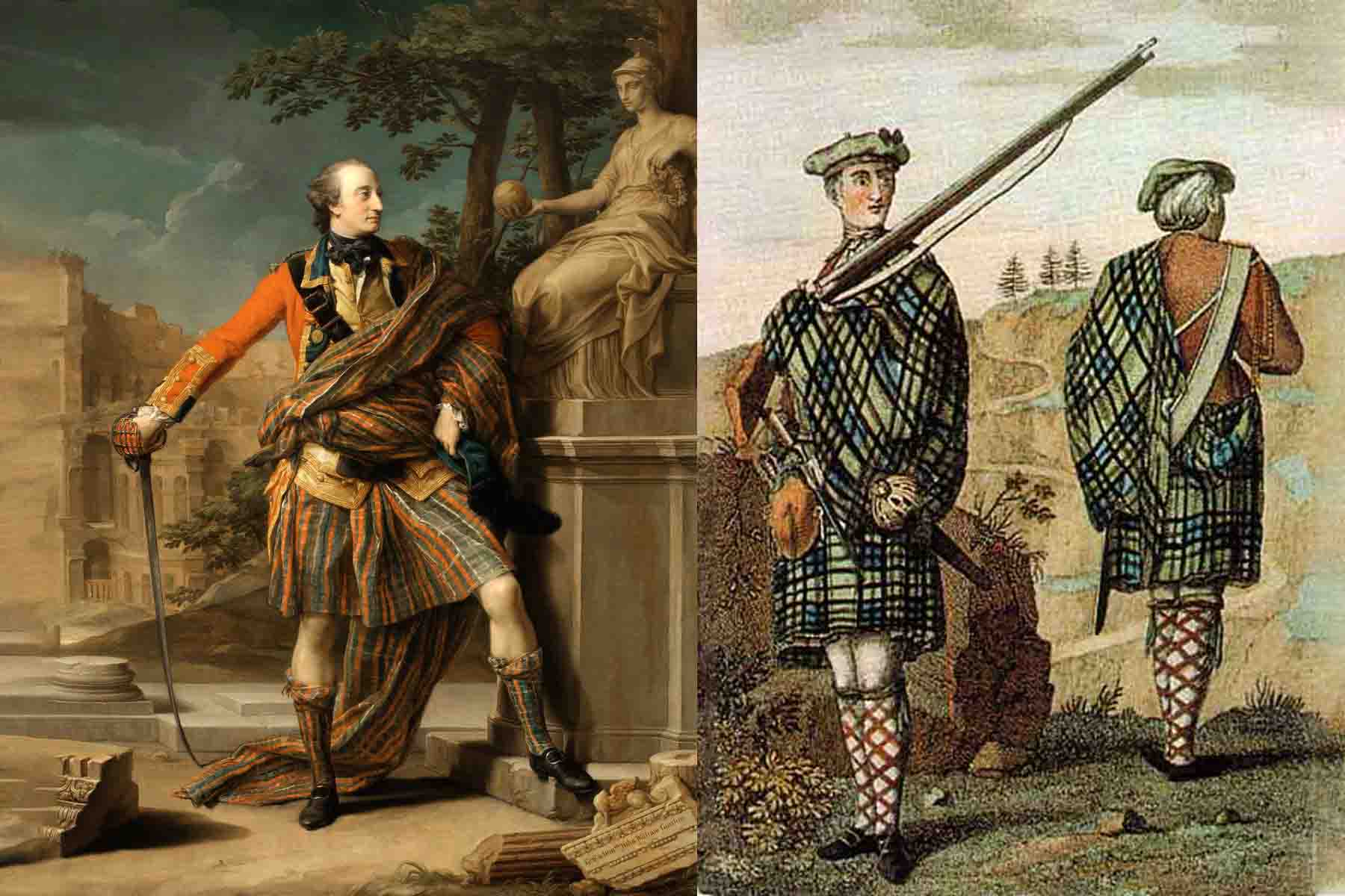 <p>A origem do kilt remonta às Terras Altas da Escócia, por volta do século XVI. Inicialmente, era uma peça ampla, que também servia como manto.</p>
