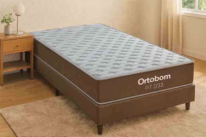 <p>Os colchões de espuma são definidos pela densidade, como D28 ou D33, que indicam suporte ao peso. São indicados para quem busca custo-benefício e prefere superfície mais uniforme e silenciosa.</p>
