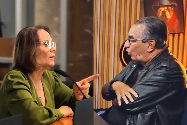 Damares e Silas Malafaia, pastor evangélico neopentecostal brasileiro, líder da Assembleia de Deus Vitória em Cristo - Reprodução de Instagrams