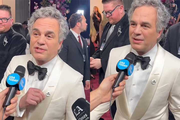 Em entrevista ao jornal “USA Today”, o ator Mark Ruffalo explicou a iniciativa e afirmou que o gesto era dedicado a Renee Nicole Good. Ele aproveitar o momento para fazer duras críticas à política externa e interna dos Estados Unidos na atual gestão presidencial.
- - Reprodução do Youtube Canal Golden Globe