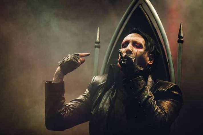 Perfil do cantor e compositor Marilyn Manson